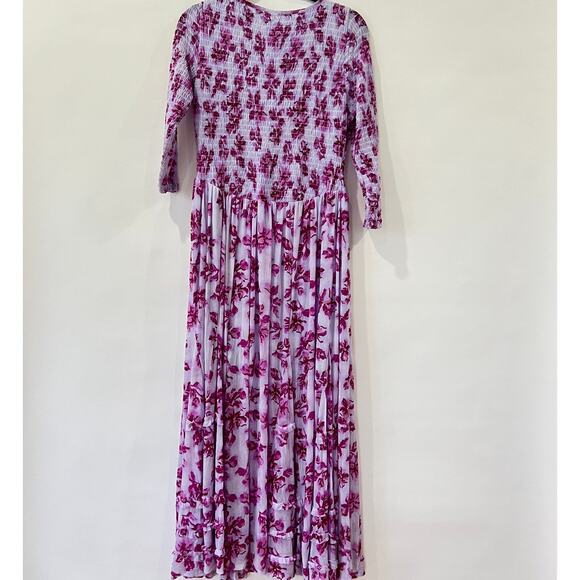 Free People Womens It’s Fate Maxi Dress Multicolor Size L NWT - Picture 7 of 9